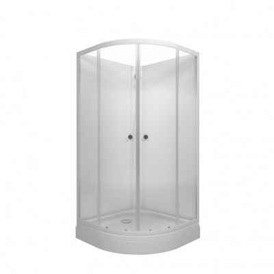 Душевая кабина без крыши Тритон Лайт 90*90 А, сифон D90
