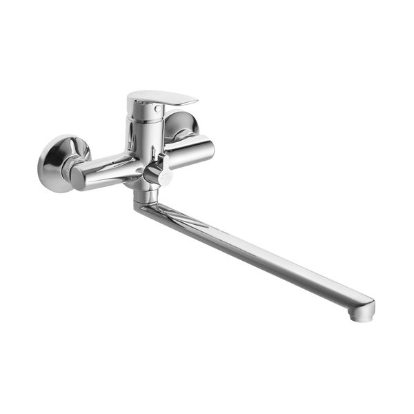 Смеситель для ванны Сантек Марион WH5A12006C001, длинный излив, с аксессуарами, хром