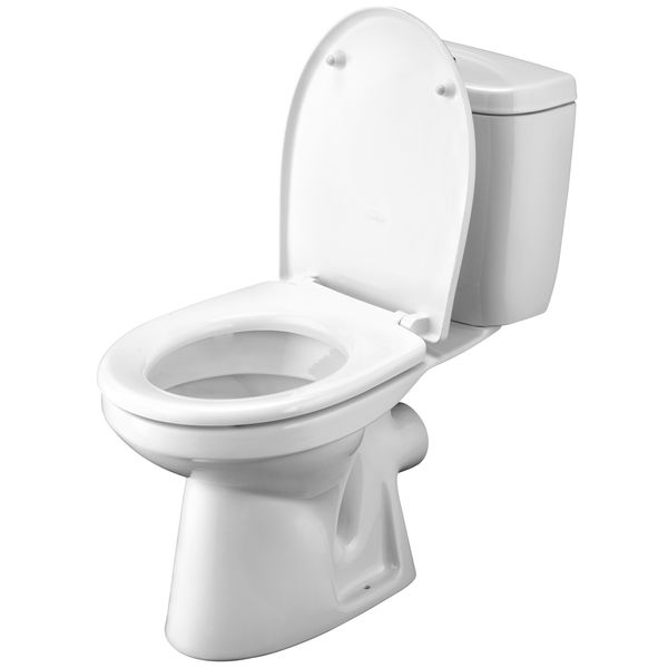 Santek. Унитаз-компакт "Анимо", 1WH302135 прямой выпуск, двухрежимная арматура, сиденье дюропласт softclose