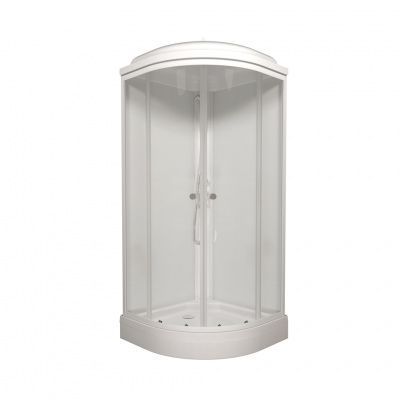 Угловая душевая кабина Тритон Экстра 88*88 А, низкий поддон, сифон D50 клик-клак Угловая душевая кабина Тритон Экстра 88*88 А, низкий поддон, сифон D50 клик-клак