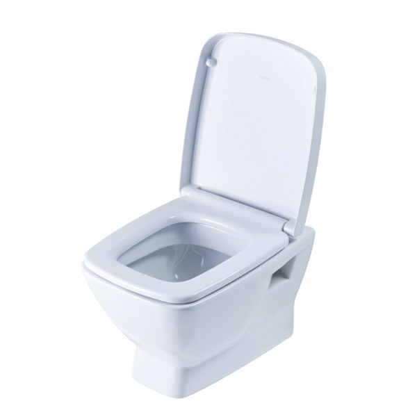 Унитаз подвесной Сантек Нео 1WH302423, сиденье дюропласт softclose, Clip up (металлические крепления)