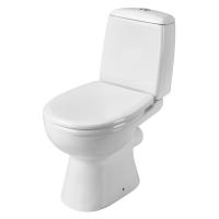 Унитаз-компакт Santek Цезарь 1WH301746 прямой выпуск, двухрежимная арматура, сиденье дюропласт, микролифт