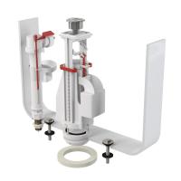 Выпускной комплект с двойной кнопкой, впускной  механизм  А18 1/2, сливной А08 AlcaPlast SA08ASK 1/2 CHROM