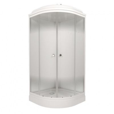 Угловая душевая кабина Тритон Лайт 90*90 А низкий поддон, сифон D90 мм