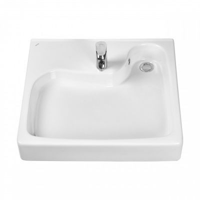 Раковина Santek Клио 60х61 с кронштейнами и сифоном 1WH501785