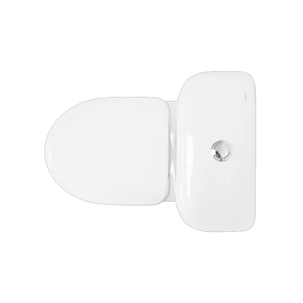 Sanita. Унитаз-компакт "Стандарт" однорежимный (комфорт), белый (сиденье дюропласт с микролифтом, арматура Alca Plast)