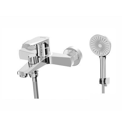 Смеситель для ванны с коротким изливом AWP Tair S3014C хром