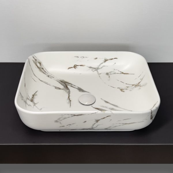 Раковина Comforty N78109MWY-2 под мрамор матовая