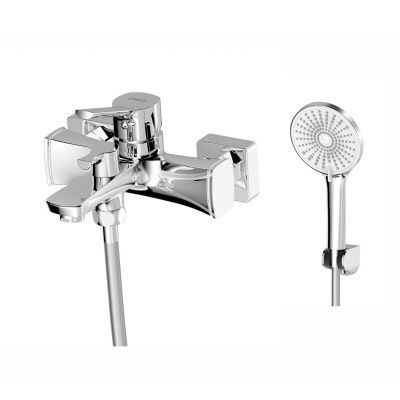 Смеситель для ванны с коротким изливом AWP Shira S0514C хром