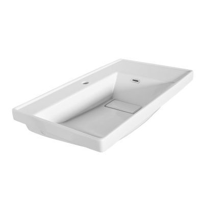 Накладная мебельная раковина 80 см Esvit Quattro 8080 фарфор, белая