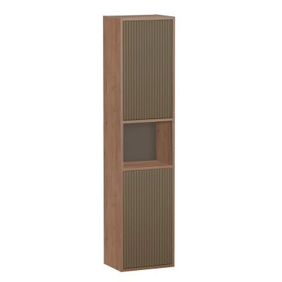 Пенал подвесной для ванной комнаты Cersanit Classic Ribble 35 универсальный коричневый 69282