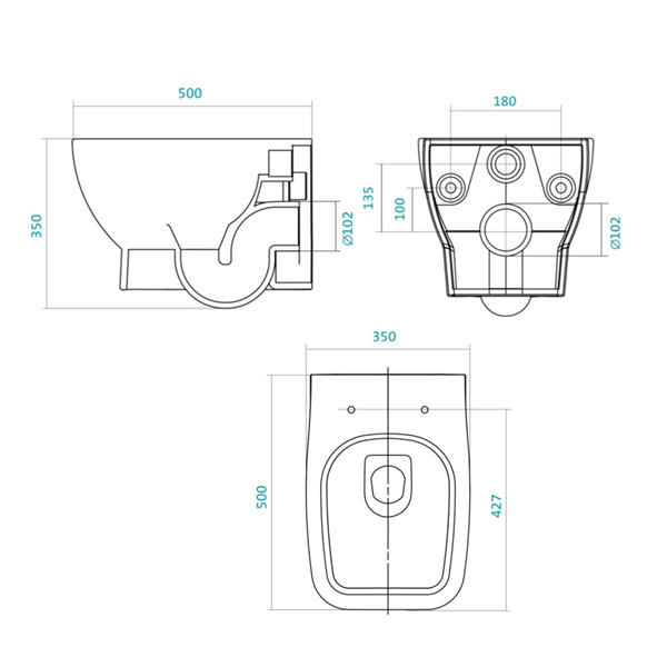 Унитаз подвесной Сантек Нео 1WH302423, сиденье дюропласт softclose, Clip up (металлические крепления)