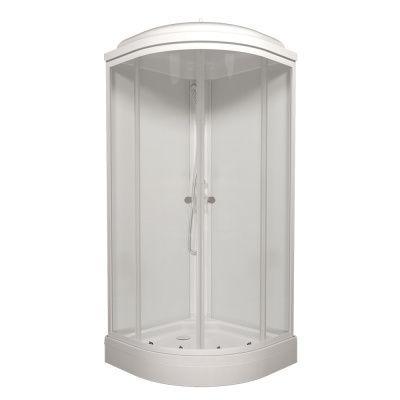 Душевая кабина Тритон Экстра 88*88 А с ДН6, низкий поддон сифон D50 клик-клак