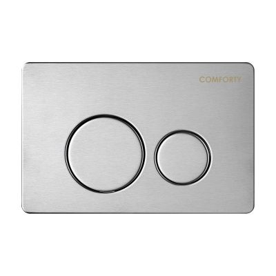 Двухрежимная панель смыва/Клавиша управления для инсталляции Comforty CF5097IST нержавеющая сталь (брашированная сталь)