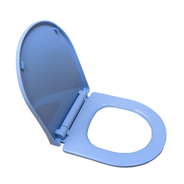Сиденье Comforty детское, полипропилен с микролифтом (цвет - голубой)