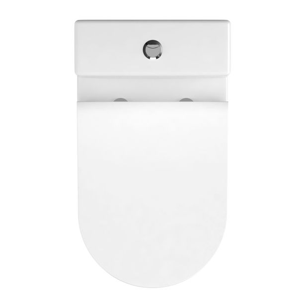 Сиденье для унитаза Cersanit Street Fusion, City Oval slim, дюропласт с микролифтом, easy-off, белое