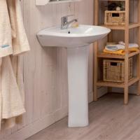 Santek. Умывальник Бриз-60 с одним отверстием, с постаментом БИЦ