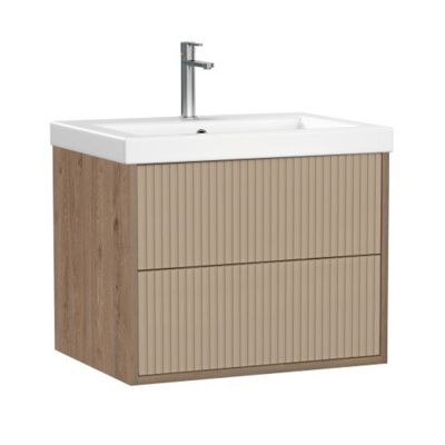 Тумба под раковину подвесная Cersanit Classic Ribble 60, 69277, бежевая