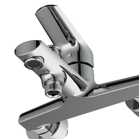 Смеситель для ванны Cersanit Flavis 63035 с коротким изливом, хром