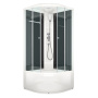 Душевая кабина Domani-Spa Delight Slim 99 high 900*900*2180, высокий поддон, прозрачное стекло, задняя черная панель, без электрики Душевая кабина Domani-Spa Delight Slim 99 high 900*900*2180, высокий поддон, прозрачное стекло, задняя черная панель, без электрики