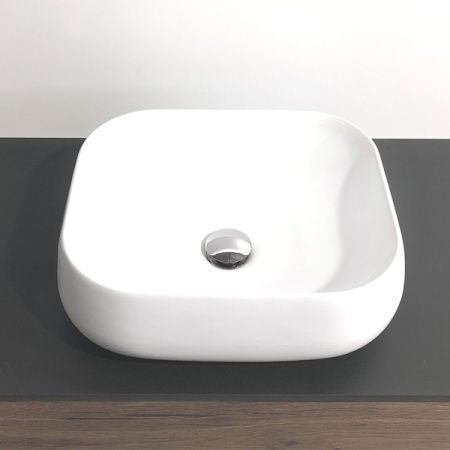 Накладная квадратная раковина Comforty 78103 для установки на столешницу