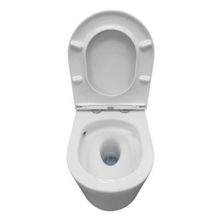 Готовый комплект Comforty 00-00022733CF: унитаз подвесной безободковый CF3C789WH Торнадо + инсталляция CF3GT1900-10WH  с белой матовой клавишей