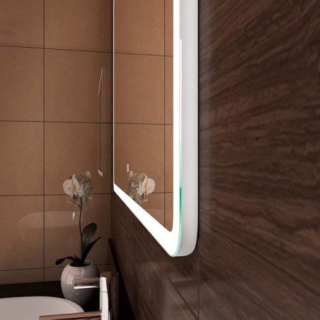 Зеркало Comforty Лотос-120 LED-подсветка, бесконтактный сенсор
