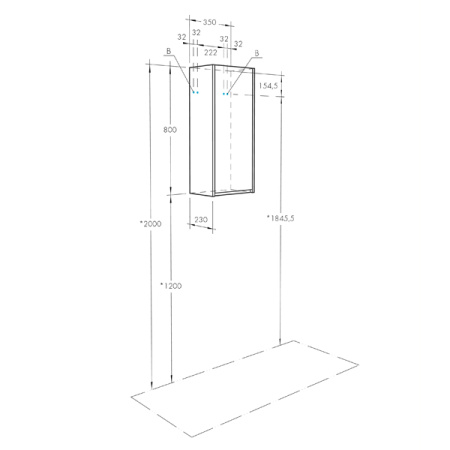 Шкаф подвесной Акватон Марти 1A270203MY010 белый/дуб эндгрейн