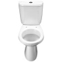 Santek. Унитаз-компакт "Анимо", 1WH302137, косой выпуск, двухрежимная арматура, сиденье дюропласт softclose