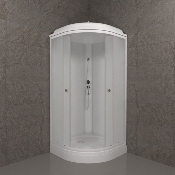 Душевая кабина Тритон Вельвет 80*80 A матовое стекло, низкий поддон, сифон D90