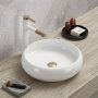 Накладная круглая раковина чаша Comforty 114 белая Накладная круглая раковина чаша Comforty 114 белая