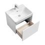 Тумба-умывальник Акватон Асти 55 1A263101AX2B0 белый с раковиной Адриана-55
