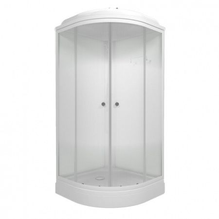 Душевая кабина Тритон Лайт 100*100 А низкий поддон, стекло градиент, сифон D 90 мм