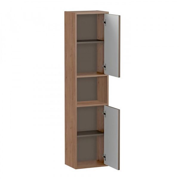 Пенал подвесной для ванной комнаты Cersanit Classic Ribble 35 универсальный коричневый 69282