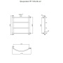Полотенцесушитель водяной Тругор Приоритет ПМ 1 50*60*40
