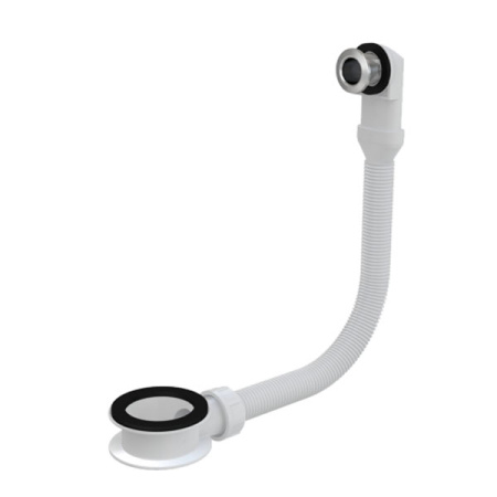 AlcaPlast. Слив-перелив для умывальника, хромированный , A328CR