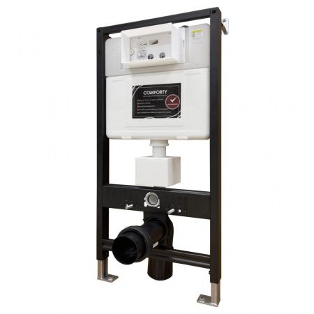 Система инсталляции для подвесного унитаза Comforty CF5K009DN с блоком монтажа под тонкие кнопки