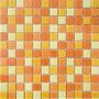 Elada Mosaic. Мозаика CB002 (327*327*4мм) желто-оранжевый, в индивидуальной упаковке
