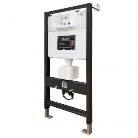 Система инсталляции для подвесного унитаза Comforty CF5K009DN с блоком монтажа под тонкие кнопки