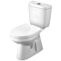 Santek. Унитаз-компакт "Анимо", 1WH302133 выпуск в пол, двухрежимная арматура, сиденье дюропласт