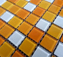 Elada Mosaic. Мозаика CB002 (327*327*4мм) желто-оранжевый, в индивидуальной упаковке