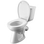 Santek. Унитаз-компакт Бриз 1WH202569 эконом, однорежимная арматура, сиденье полипропилен