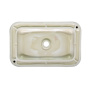 Накладная прямоугольная раковина 61 см Comforty 78575-60 белая Накладная прямоугольная раковина 61 см Comforty 78575-60 белая