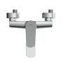 Смеситель для ванны Cersanit Flavis 63035 с коротким изливом, хром Смеситель для ванны Cersanit Flavis 63035 с коротким изливом, хром