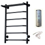 Полотенцесушитель электрический Тругор Пэк сп 6 П 80х50 ВГП (черный)