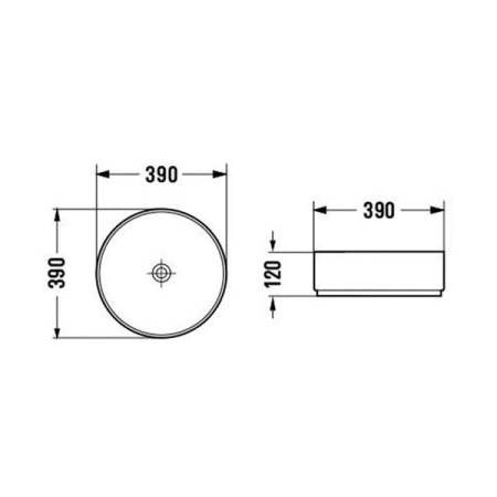 Раковина-чаша Comforty N112DMWY-2 под мрамор матовая