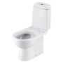 Унитаз-компакт Сантек Остин 1WH302419 горизонтальный выпуск, двухрежимная арматура, сиденье дюропласт softclose тонкое