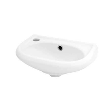 Santek. Умывальник Бриз-40 (Л) 1WH110442 с одним отверстием, без постамента