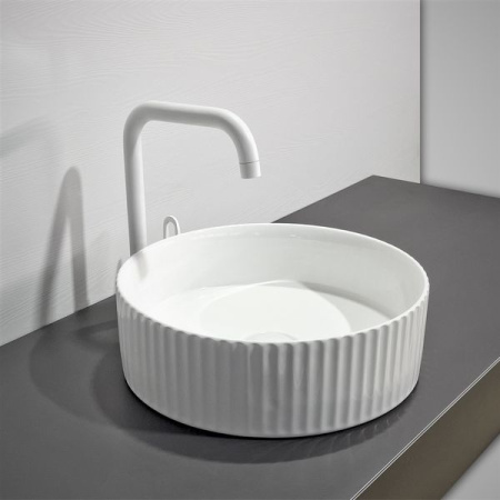 Накладная круглая раковина чаша Comforty 78728 белая