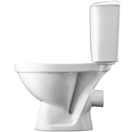 Santek. Унитаз-компакт "Паллада", 1WH302371, горизонтальный выпуск, 2-режимная арматура, сиденье полипропилен с металлическим креплением